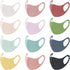 12 Pack Unisex Children Face Masks, Washable, Reusable, Dust Protection for Boys & Girls