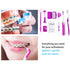 Portable Orthodontic Oral Care Kit, 2 Pack Travel Kit for Patients, Interdental Brushing Wax Floss