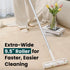 Large Lint Roller with Extra Sticky Roller - 420 Sheets, 9.5" Wide, Extendable Handle for Carpet, Couch, Pet Hair