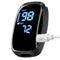 Rechargeable Pulse Oximeter Fingertip, Accurate Blood Oxygen Saturation Monitor, Fast SpO2 Reading (Black)