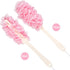 Lufa Back Scrubber for Shower, Anti-Slip Long Handle Bath Sponge, Soft Nylon Mesh Body Brush for Women & Men
