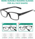 Eyekepper 5 Pack Reading Glasses for Men, Includes Reader Sunglasses, Spring Hinges, +1.75