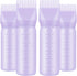 4 Pcs Root Comb Applicator Bottle | 6 Oz Hair Dye Applicator with Comb and Scale for Hair Care | Purple
