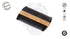 Premium Dual-Action Beard Comb, Natural Ox Horn and Sandalwood, Double Sided with Black Protective Case, Perfect