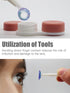 Pack 6 Vastsoon Contact Lens Case, of Portable Contact Solution Soaking Case with Contact Lens Applicator Tool