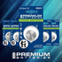 Premium Batteries CR2325 3V (6 Pack) Premium Renata Lithium Coin Cell - Swiss Engineered High Capacity Batteries