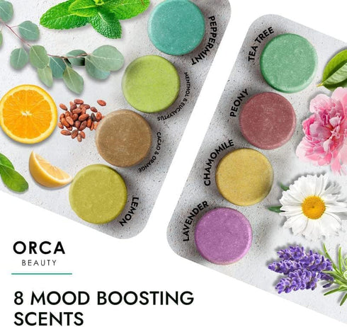 Shower Steamers (8 Scents) - Eucalyptus Shower Bombs, Unique Spa Gifts, Relaxation Gifts for Women & Men