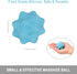 SIMPLECOOL 2.22.1in Small Spiky Massage Ball Trigger Point Massage Tool. Solid Bumpy Massager Balls for Deep Tissue