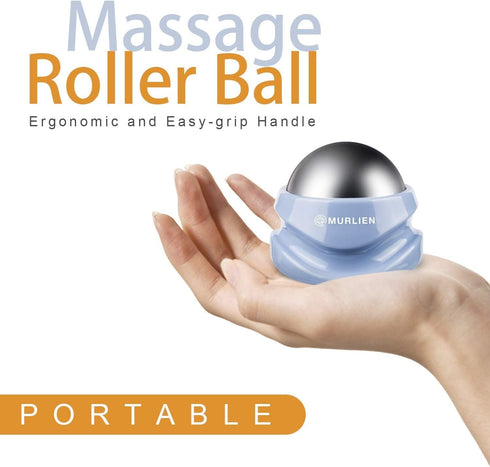 Ice Therapy Massage Roller Ball, Manual Massager for Trigger Point, Deep Tissue Massage, Alleviating Muscle Tension