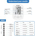 Scian Blood Pressure Monitor Upper Arm, Automatic Cuff with Large Display, 180 Memory, USB Cable