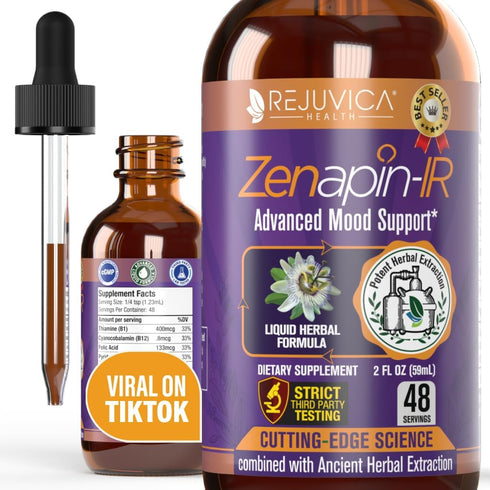 Rejuvica Health Advanced Mood Support Supplement - Liquid Delivery for Better Absorption with Tart Cherry & More!