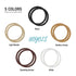 HOYOLS Ponytail Holders Hair Ties, No Metal Braided Bands, Elastic Thick Tie for Women, 50 Count, Brown