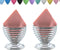 LanMa Beauty Sponge Blender Holder, 2 Pack Silver Makeup Sponge Drying Stand Storage Egg Powder Puff Display Stand