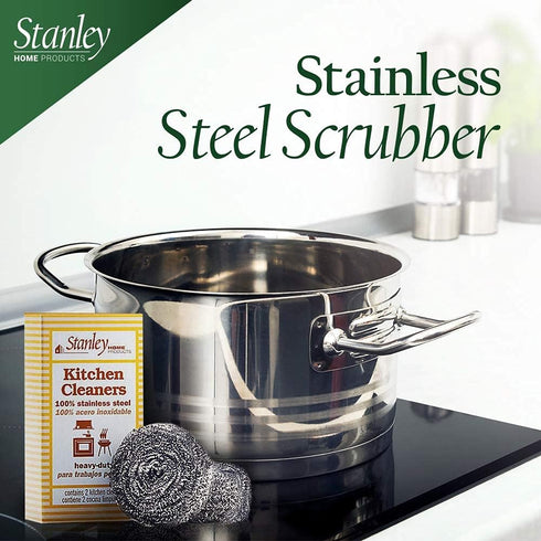 Stanley Home Products Stainless Steel Kitchen Scouring Cleaners - 2 Cleaners Included