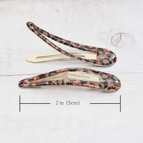 minihope Classics Contour Hair Clip for Women, Hair Barrettes for Girls, 5cm, 24 Count (Pack of 1)