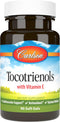 Carlson Tocotrienols, 40 mg, with Natural-Source Vitamin E, Sustainably Sourced, 90 Softgels