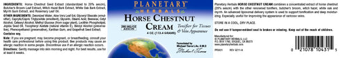 Planetary Herbals Horse Chestnut Cream Tonifier, 4oz
