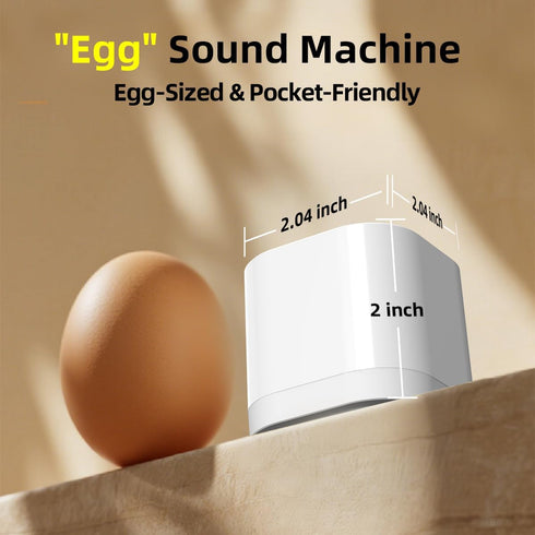 SleeZOO 30 4 32 Portable Sound Machine for Sleep Mini White Noise Machine for Baby Kids Adults with Soothing Sounds