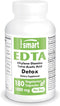 Supersmart EDTA 1000mg Calcium Disodium EDTA Supplement - 180 Vegetarian Capsules, Non-GMO & Gluten Free