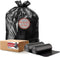 Lawn & Leaf Trash Bags, 40-45 Gallon, 50 Count Bulk, Black Garbage Bags, Multi-purpose for Home Commercial Outdoor