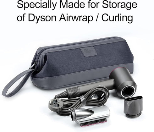 Portable Travel Storage Bag for Dyson Supersonic Hair Dryer, Airwrap Styler, Corrale Hair Straightener