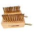 Moss Removal Deck Crevice Cleaning Tool- 2 Paver Brushes Tool for Weeding Between Pavers, Wire Brush with Weed Hook, Deck Cleaner, Crack Weeder, Patio Weed Remover Tool, Garden Weeding Tool (2)
