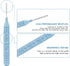 Slim Interdental Brushes, 32PCS Orthodontic Brushes for Braces, Oral Dental Hygiene Flosser for Deep Cleaning