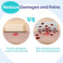 Conkote Silicone Adhesive Foam Dressings 4'' X 4'', Waterproof Bandages for Wound Care, Box of 10