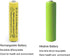 NiCd AAA 1.2V 600mAh Rechargeable Batteries for Outdoor Solar Lights (8 Pack)
