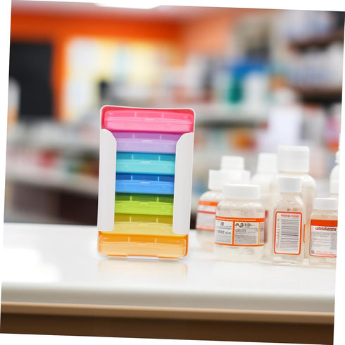 Travel-Friendly Weekly Pill Organizer - Cute & Sturdy Medicine Case