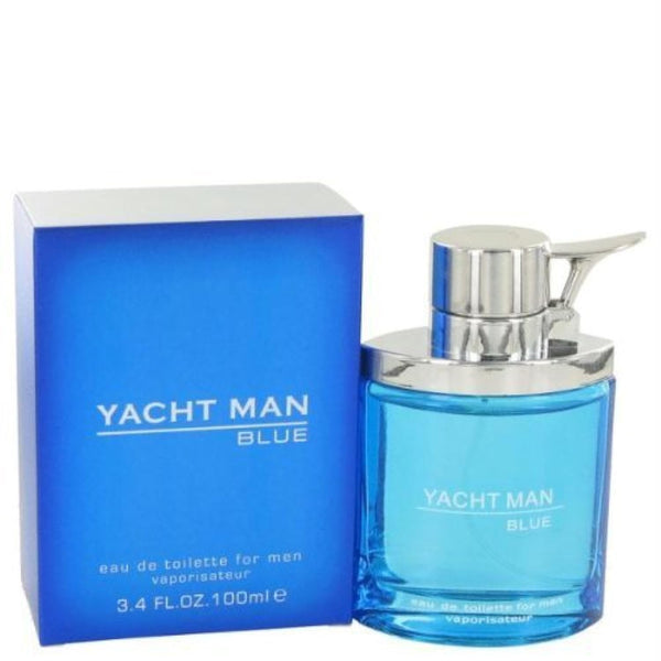 Yacht Man Blue by Myrurgia Eau De Toilette Spray, 3.4 oz for Men