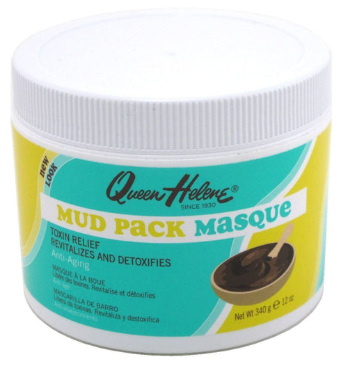 Queen Helene Mud Pack Masque, 12 Ounce, Cleanser, Softening, Smoothening, Tightens Skin