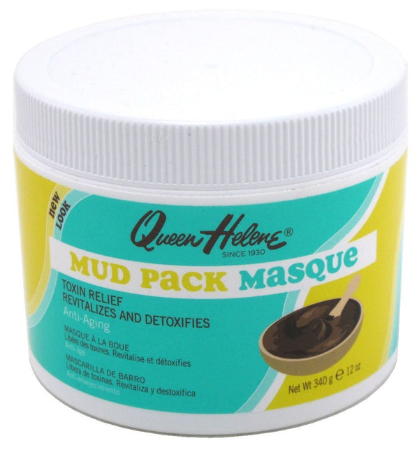 Queen Helene Mud Pack Masque, 12 Ounce, Cleanser, Softening, Smoothening, Tightens Skin