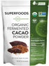 MRM Nutrition Organic Fermented Cacao Powder, Superfood, Antioxidant-rich, Gluten Free + Vegan, 43 Servings