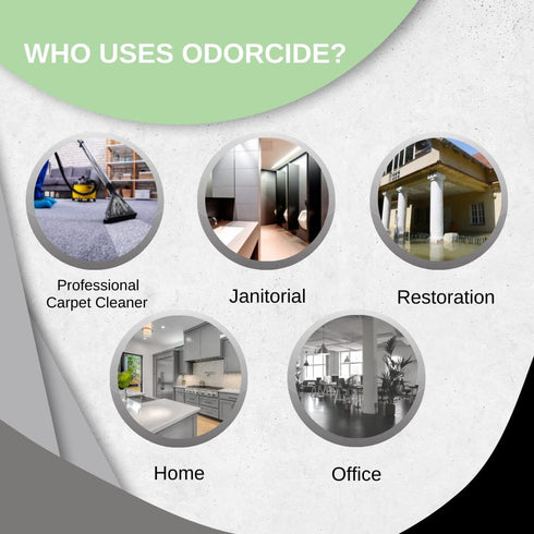 Odorcide Odor Eliminator Concentrate for Strong Odor on Carpets, Hardwood & More - Smoke, Sweat & Pet Odor Eliminator -