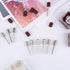 Rolybag 10 Pieces Nail Drill Heads, Nail Drill Bits Sanding Band Shaft 3/32 Inch for Electric File Nail Sanding