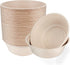 50 Pack 32oz Disposable Paper Bowls, Large Compostable Bowls Made of Sugarcane for Salad and Dessert