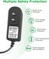 Meridian Trimmer Charger Replacement, 5V Power Cord Adapter with 6.6FT Charging Cable & Shaver Brush