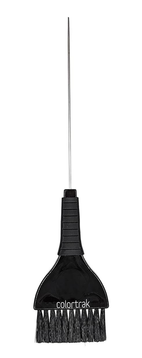 Colortrak Duo Color Brush, Black - Ideal for Sectioning, Ergonomic Grip, Easy to Clean, Firm Straight Bristles