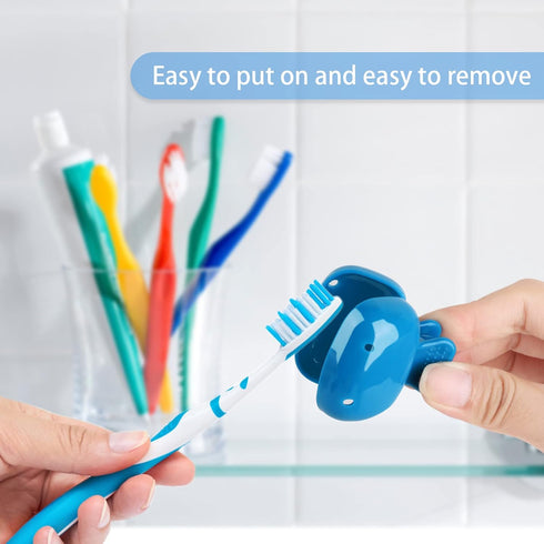 Toothbrush Cover Cap, Portable Toothbrush Protector, 6 Packs for Bathroom Travel