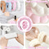 Spa Headbands for Washing Face, Makeup Skincare Wristband Set, Soft Terry Towel Cloth Hairband for Women (Pink).
