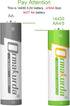 14430 Lifepo4 Solar Battery, 3.2V Rechargeable Batteries for Solar Lights, 4 Pack