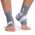NeoTech Care Adjustable Ankle Support Brace, Size L, 1 Pair, Gray