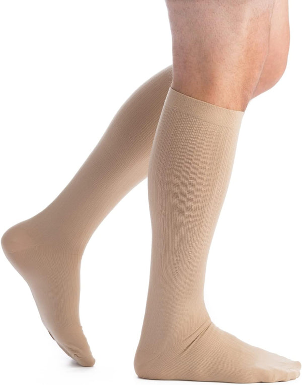 EvoNation Men’s Knee High Compression Socks – 30-40 mmHg Graduated Extra Firm Pressure Garment