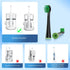 Replacement Toothbrush Heads for Waterpik Sonic Fusion Models (SF-01, SF-02, SF-03, SF-04), 10 Count, Black