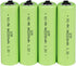 RGYDFTYGH 1.2V AA Rechargeable 2200mah Nimh Cell Green Shell with Welding Tabs Electric