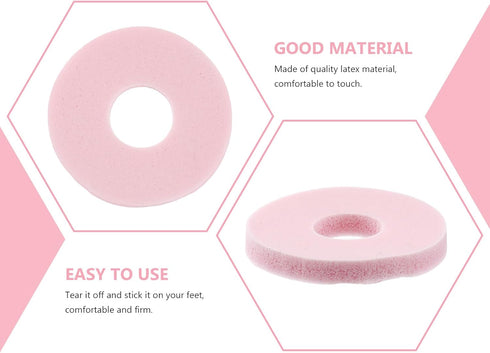 rosenice 18 108 Anti-Wear Foot Shoe Patch Sheets Pcs Self-Adhesive Soft Foam Corn Cushions for Heel and Toe Protection