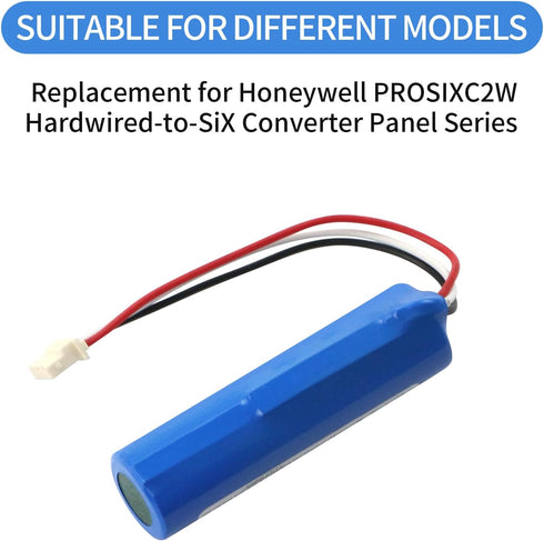 ZTHY 300-10342 Battery Replacement for Honeywell PROSIXC2W 3.6V 2480mAh Converter Panel