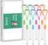 RONAVO Tongue Scraper, 8pcs, BPA Free Tongue Cleaner with Travel Carry Case for Family, Reduce Bad Breath