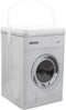 VILLCASE Large Capacity Laundry Powder Box, Metal Washing Machine Shaped Container with Handle